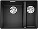 Produktbild BLANCO SUBLINE 340/160-F | Granitspüle aus SILGRANIT anthrazit | Einbauart: Flächenbündig | Hauptbecken links | für 60 cm breite Unterschränke | Ein Ausschnitt und nur einmal montiert