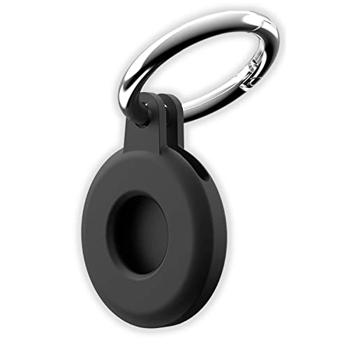 Airtag Anhänger x1 Schwarz Hülle 1er Pack für Apple Tracker Koffer Tracker - Schlüsselanhänger (GARANTIE) Zubehör Case GPS 2025