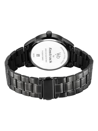 Image of Fastrack Vyb Drift with Quartz Analog Grey Dial Grey Stainless Steel Strap Watch for Men - FV30041QM02W