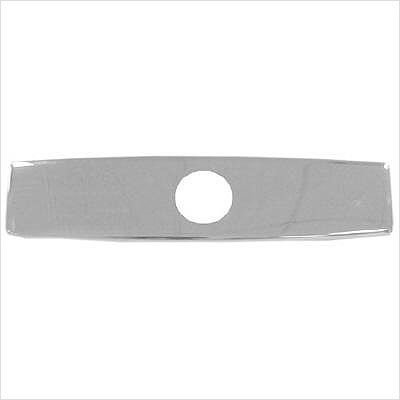 Plaque de recouvrement Blanco pour couvrir les trois trous d'un évier avec un robinet chrome