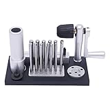 YISSALE Handkurbel Schmuckrolle, 23,5×12×15cm Biegering Hersteller, Manuelle Biegering Herstellungsmaschine, Schmuckring Herstellungsmaschine für Privathaushalten, Juweliergeschäften