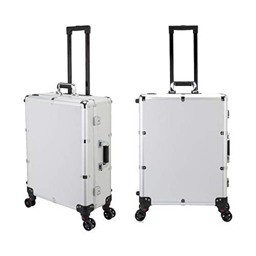 Preisvergleich Produktbild JCJC Kosmetikkoffer Trolley Visagisten Trolley Schminkkoffer mit LED Beleuchtung, Kosmetikspiegel, Steckdose,4 Räder für Reisen Arbeiten,Trolley Kosmetikkoffer,Schmuckkoffer Schminkkoffer Friseurko