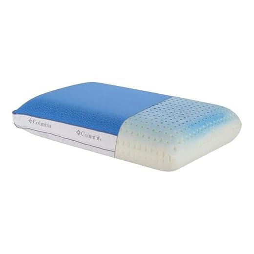 Columbia Cooling Gel Memory Foam Pillow - Comfortable and Supportive with Cooling & Breathable Features - Removable Washable Cover, King