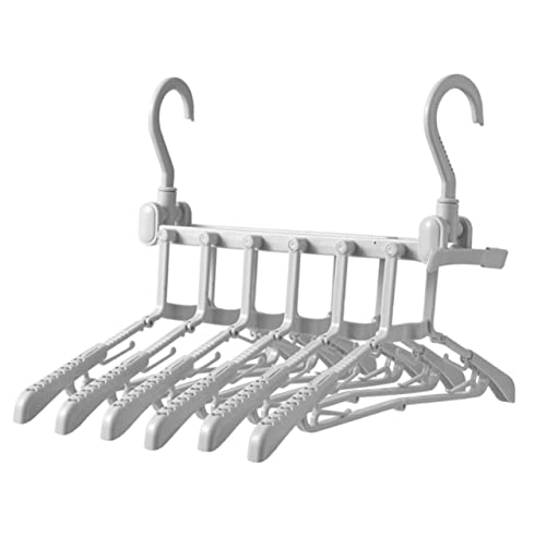 Alipis 1Pc Foldable Pants Hanger Multi Functional Telescopic Clothes Rack for Space Saving Wardrobe Organization Lightweight Design for Home Travel