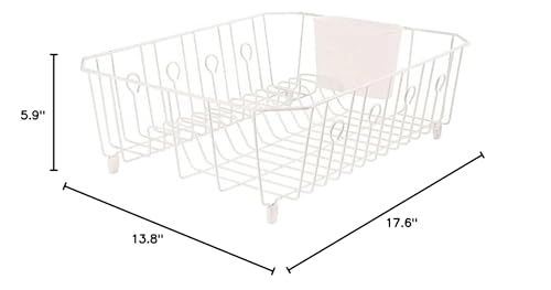 Rubbermaid FG6032CAWHT 6032-Ar-Wht Dish Drainer thumb #2