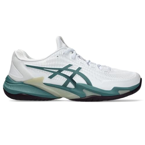 ASICS Men's Court FF 3 Tennis Shoes, 12, White/Foggy Teal - image 9