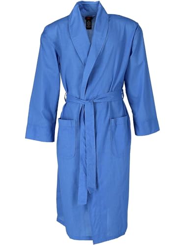 Hanes Men's Woven Shawl Collar Robe3