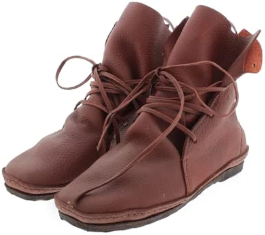 Amazon | KOOS クース ブーツ レディース 茶系(赤がかっています) 37