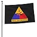 Double Sided United States Army 2nd Armored Division Csib Flag 2x3 Ft Outdoor Durable Polyester Home Patio Decoration Flags 2by3 Banner