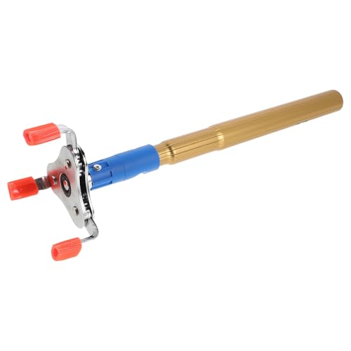 Alipis Herramienta de Desmontaje para Detectores de Humo Tamaño Pequeño con Poste de 30 Cm, Aleación de Aluminio Ligera y Resistente para Instalación y Reparación Segura en Sistemas