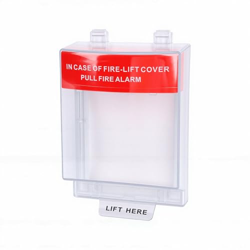 Cubierta impermeable para estación de alarma contra incendios y protector transparente al aire libre 2