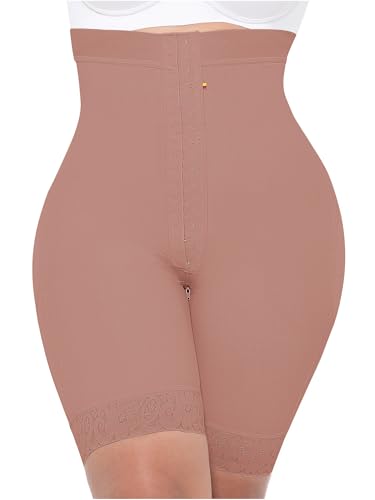 MARIAE FC304 Colombian Daily Use Mid-Thigh Strapless Faja Colombiana Shapewear Bodysuit