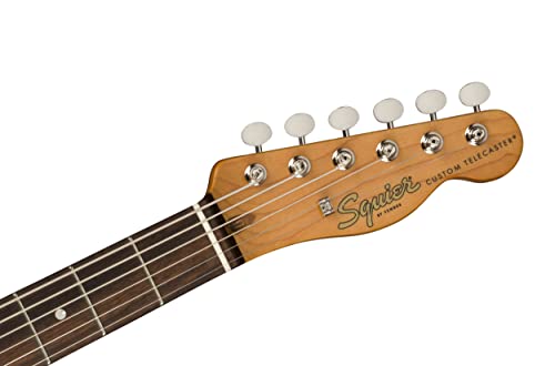 Image of Squier Classic Vibe Baritone Custom Telecaster Electric Guitar, with 2-Year Warranty, 3-Color Sunburst, Laurel Fingerboard