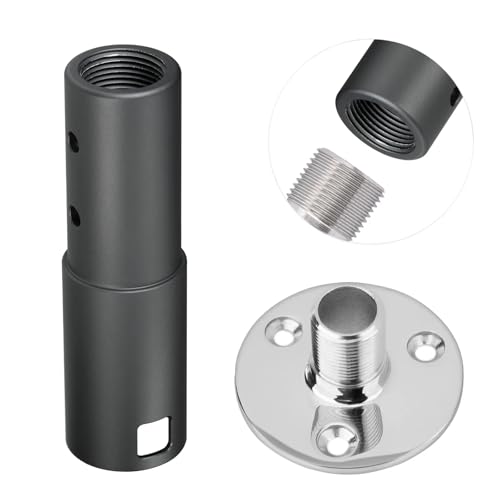 SkyPOOU Accesorios de montaje al aire libre, soporte de base ajustable para antena parabólica, montaje de antena parabólica - imagen 6