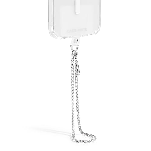 Case-Mate Phone Charm with Silver Chain, Detachable Phone Lanyard, Hands-Free Wrist Strap - Image 2