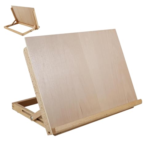 Caballete de pintura de mesa | Suministros de dibujo de madera - Caballete para tablero de dibujo,Para adolescentes adultos artistas maestros principiantes en el hogar aula