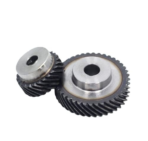 Bevel Gear Pinion Hardware Mechanical 1pcs 1.5M 45 Degree Left-Handed Helical Gear Steel Staggered Gear 26Teeh 30Teeh 40Teeh 50Teeh Process Hole(50 Teeth (Bore 15mm))