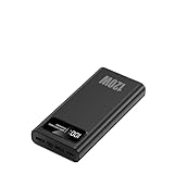 Large Capacity Power Station 200000mAh 120W Fast Charging with LED Display(Black 50000mAh)