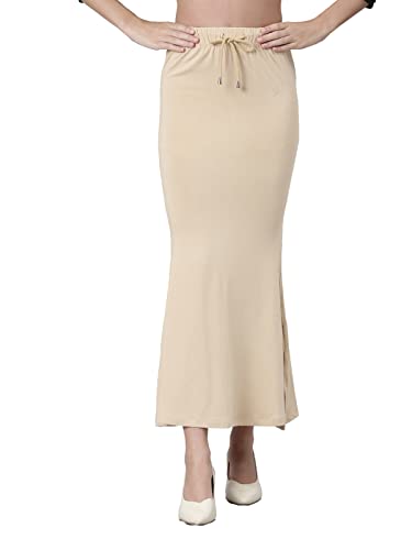 Image of TWIN BIRDS Saree Shapewear for Women | Super Soft Viscose Elastane Saree Petticoat Skirt | Stretchable & Comfortable SareeShaper