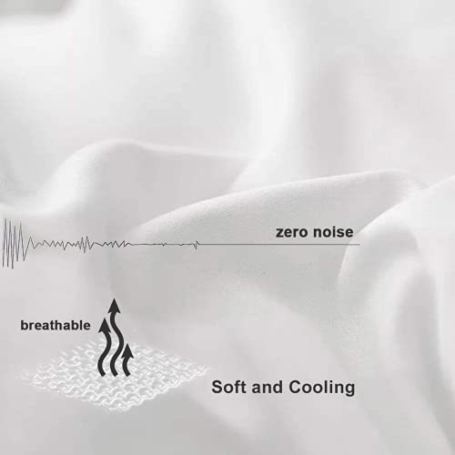 Cohome Oversized King 2100 Series Cooling Comforter Down Alternative Quilted Duvet Insert With Corner Tabs All-Season - Luxury Hotel Comforter - Breathable - Reversible - Machine Washable - White #TOP3