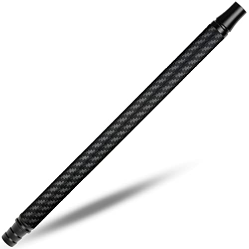 Little Dragon® Embout en carbone noir - 100% carbone véritable - 30 cm - Embout hygienique confortable et léger - Grandiose passage - Aluminium revêtu par poudre - Accessoire chicha Cover