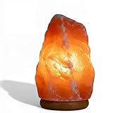 LANDSTER Salzlampe Salzkristall Lampe Tischlampe Salzkristalllampe SalzsteinLampe Natürliche Rosa Salz Nachtischlampe Salt lamp aus Salt Range Pakistan (1-2 KG)