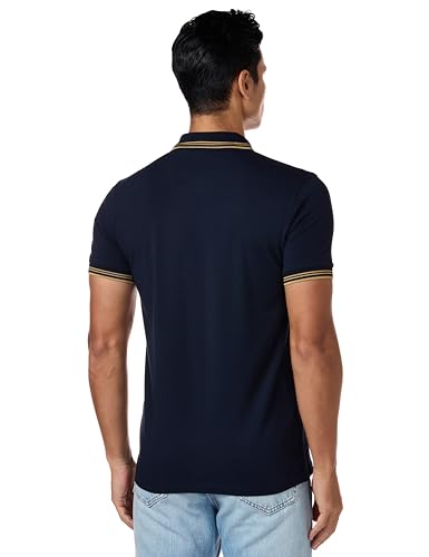 BOSS Mens Paul Curved Logo Polo Shirt
