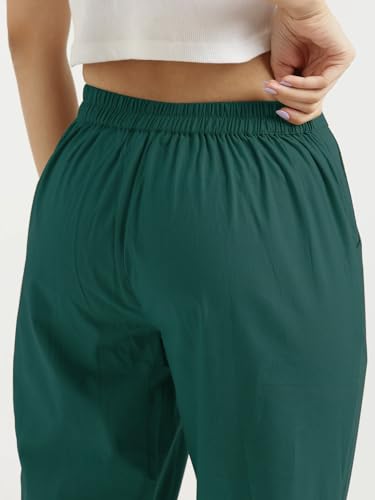 Image of Chiraiyaa Women Cotton Trouser Pant - Versatile Regular Fit for Office, School, and Casual Wear | Pack of 2