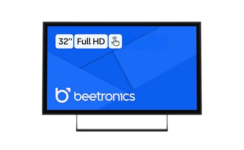 Image of Beetronics 32 Inch Touchscreen Monitor | Full HD 1080p | 32TS7M - Industrial-Grade, Professional 10-Point Multi Touch Display for PC, Mac, Linux - HDMI, DisplayPort, USB-C, VGA Inputs