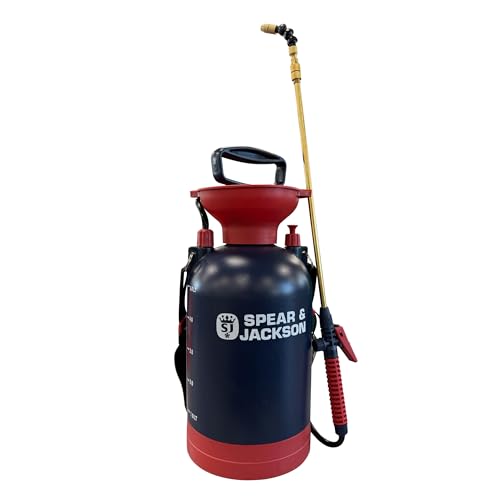 Spear & Jackson 5LPUMP Pulverizador a Presión de 5 litros con Bomba Manual – Uso General – Exclusivo Amazon