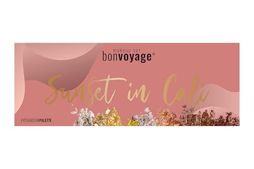 bonvoyage Essentials, California Inspired Eyeshadow Palette with Brush, 12 Long-Lasting - Image 3