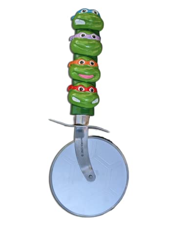 Teenage Mutant Ninja Turtles Pizza Cutter Slicer - Tmnt Pizza Wheel Cutter - Nickelodeon Officially Licensed #TOP1