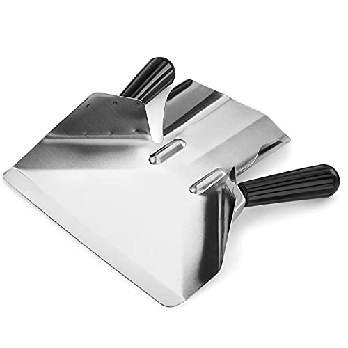 Qjfcare Stainless Steel French Fry Bagger Scoop With Dual Handle, Chip Popcorn Bagger Ice Candy Snacks Desserts Scooper With Removable Dual Handle - Right And Left Handle #TOP2