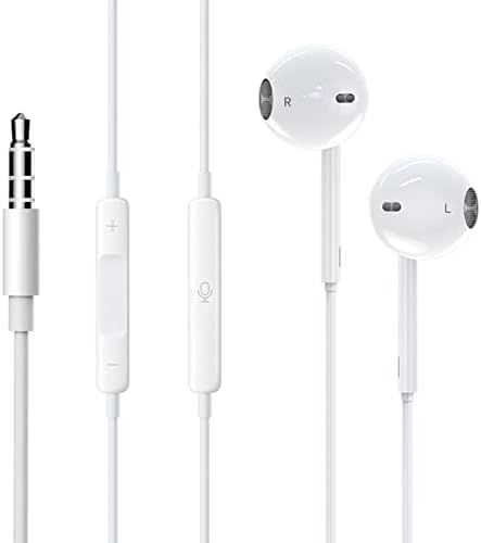 【2023音質強化バージョン】イヤホン 有線イヤホン 3.5mmジャック マイク付き ノイズキャンセリング HIFI音質 通話可能 クリア通話 リモコン 音量調節 全ての3.5mmインターフェース機器に対応