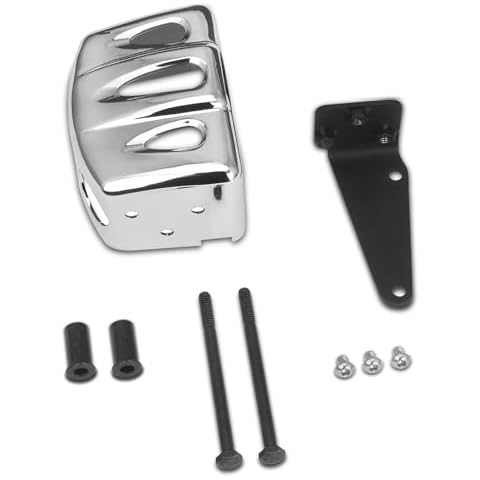 TOPRAMETAL Chrome Coil Cover For Harley Dyna Low Rider Fuel Injected Dyna 2004-2017 Cover