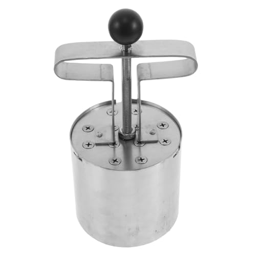 BESPORTBLE Stampo Nido D'ape in Acciaio Inossidabile Per Bricchette Di Carbone Strumento Per Produzione Di Bricchette Mano Accessorio Fai Da Te Per Combustibile Per Barbecue e Riscaldamento