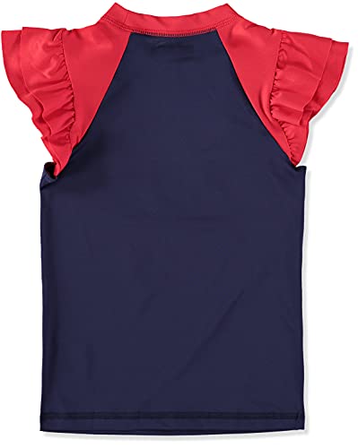 Girls Short Sleeve Swimwear Rashguard Swim Shirt2