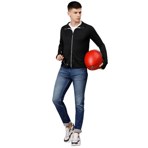 Image of MIA FASHION Summer Jacket with UV Protection UPF 50+ for Men Anti-Tan & SPF 50+ Sun Protection |Lightweight & Breathable Coolrush Jacket for Cycling & Bike Rider