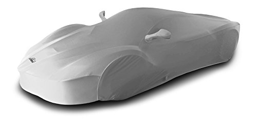Image of Coverking Custom Fit Car Cover for Select Chevrolet Corvette Models - Satin Stretch (Pearl White)