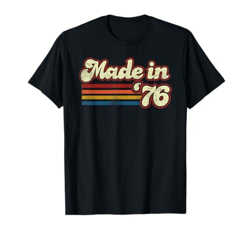 Vintage 1976 45th Birthday Made in 1976 Born in 1976 T-Shirt