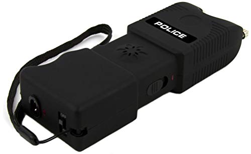 Police Tw12 - 58 Bilion Heavy Duty Stun Gun - Rechargeable With Siren Alarm Led Flashlight #TOP4