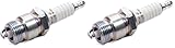 NGK (2438) WR5 V-Power Spark Plug, Pack of 2