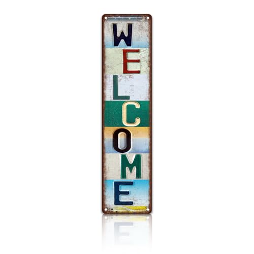 Vintage Welcome Wall Decor Sign