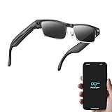 tulilut Lunettes Intelligentes AI avec Caméra 8MP HD, Lunette Camera Bluetooth Homme, Tra...