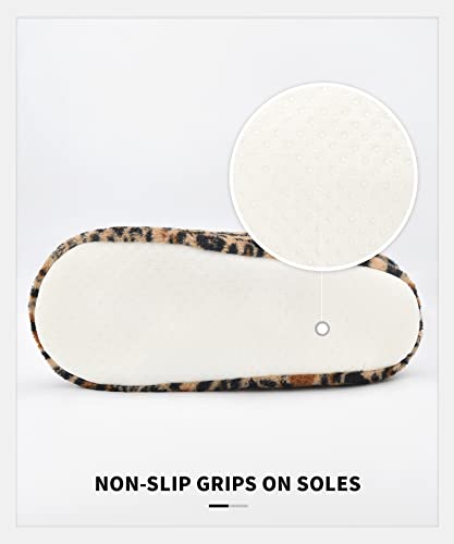 Panda Bros Women's Slipper Sock Indoor Super Soft Warm Fuzzy Lined Booties Slippers, Winter Fluffy House Socks with Grippers4