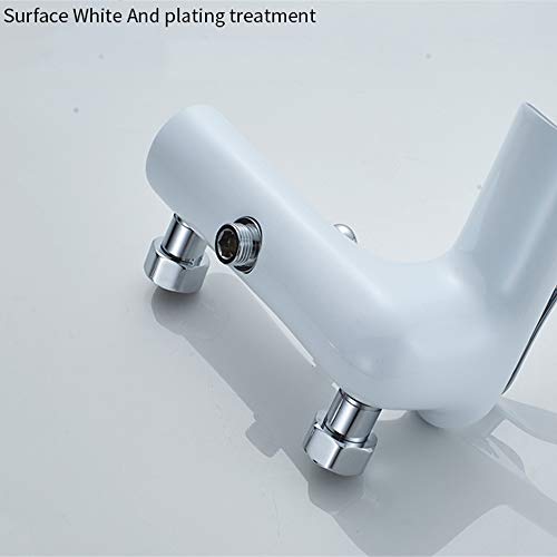 Ensemble douche de bain laiton blanc de qualité supérieure et design épuré - 3