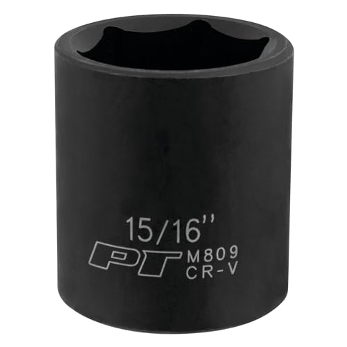 Image of Performance Tool M809 1 /2 Drive 15 /16 6-Point Impact Socket for Heavy-Duty Automotive Repairs and Maintenance