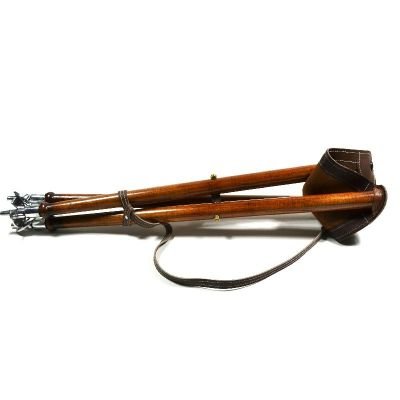 Tre gambe Caccia und Sgabello Appostamenti con Piedi in metallo marrone chiaro elegante Battuta Di Caccia
