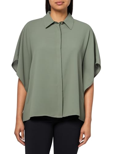 Blouse femme Anne Klein originale avec manches chauve-souris et boutons