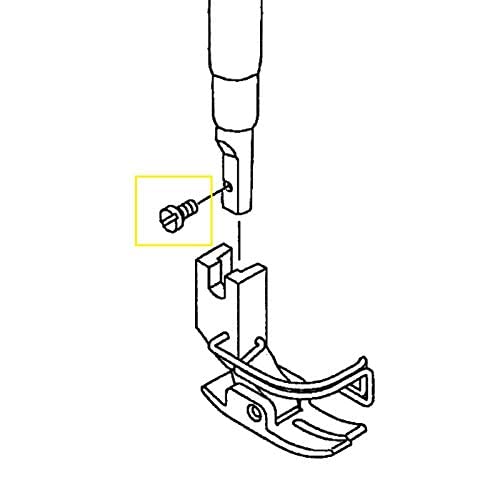Juki Presser Foot Screw para DDL-555 y modelos similares miniatura 2